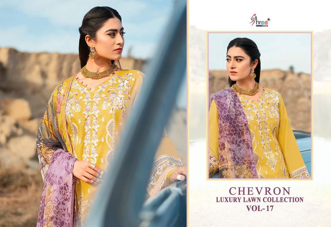 Chevron Luxury Lawn Collection Vol 17 Pakistani Suits Catalog
